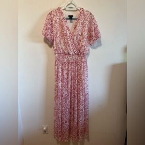 Kate & Lily Pink Maxi Dress, size 14